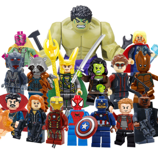 16 POSTAVIEK SUPER HRDINOV Z BLOKOV AVENGERS
